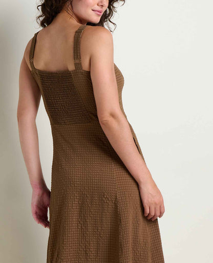 Toad&Co Sunkissed Tank Midi Dress - Quick-Dry Recycled Midi Travel Dress