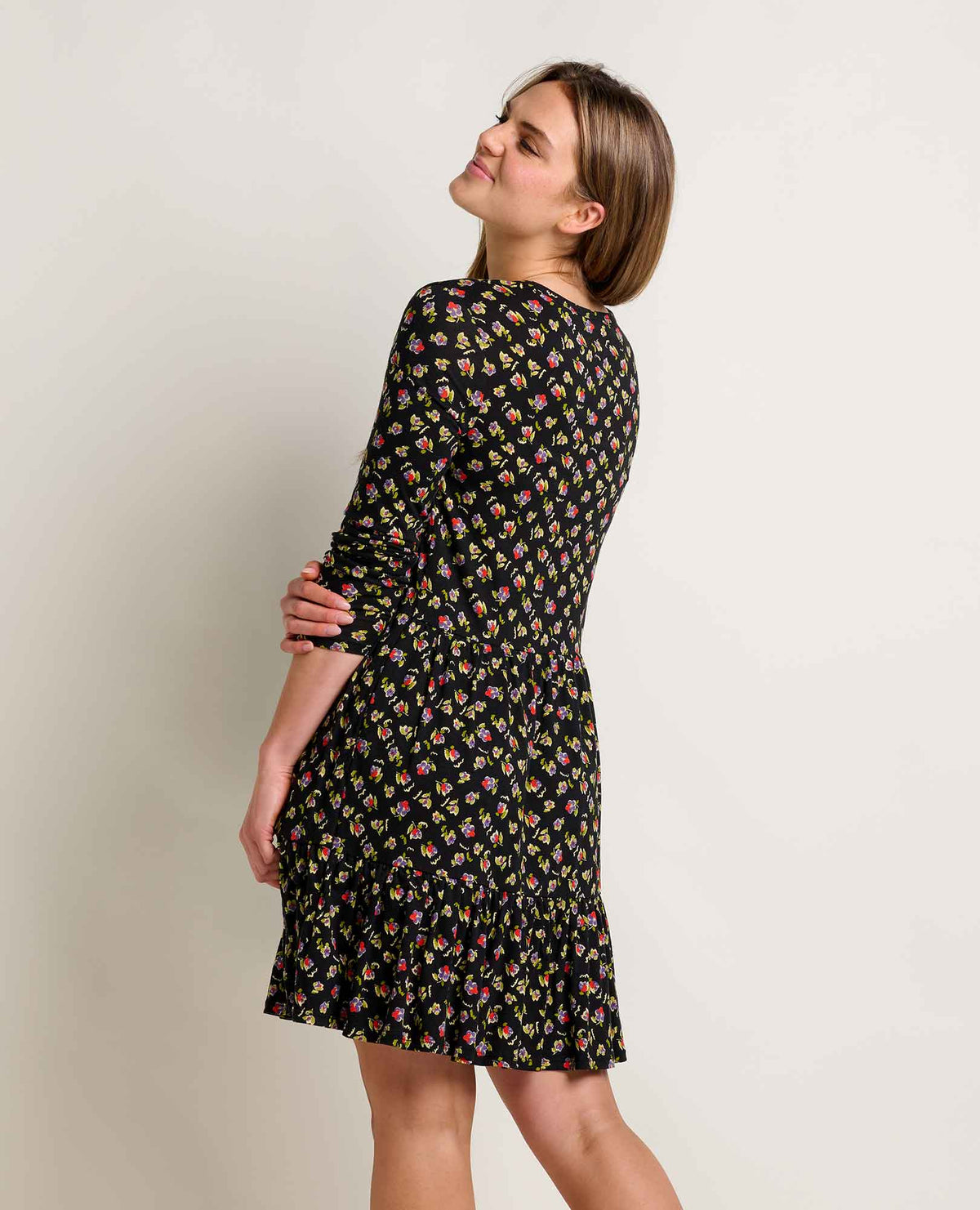 Toad&Co Marley Tiered Long Sleeve Dress - Soft & Swingy