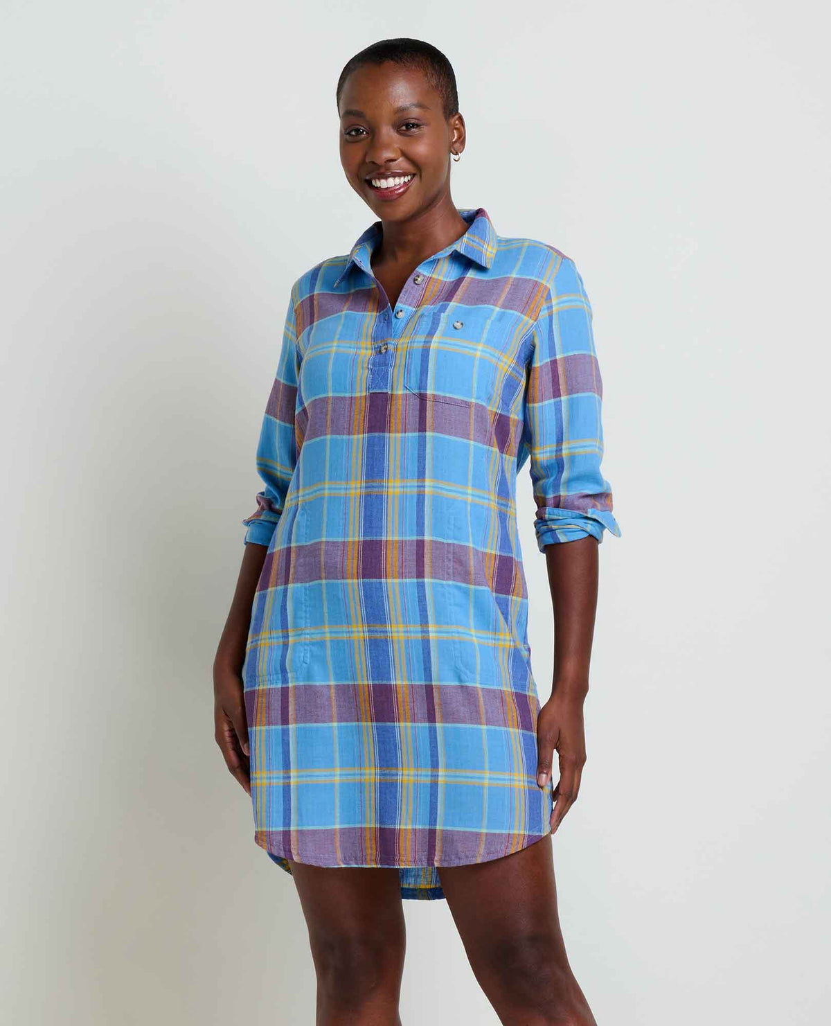 Toad&Co Re-Form Flannel Shirtdress