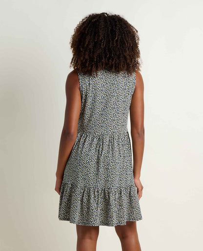 Toad&Co Marley Tiered Tank Dress - Breathable Organic Cotton Tiered Dress