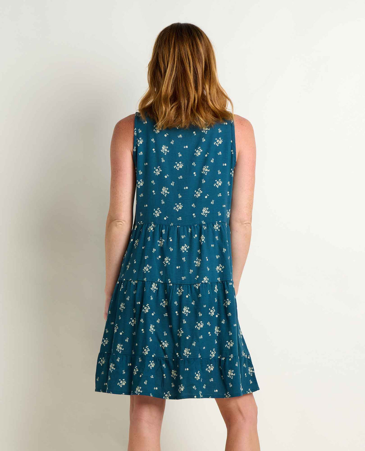 Toad&Co Manzana Tiered Tank Dress - Organic Cotton Flirty Tiered Sundress