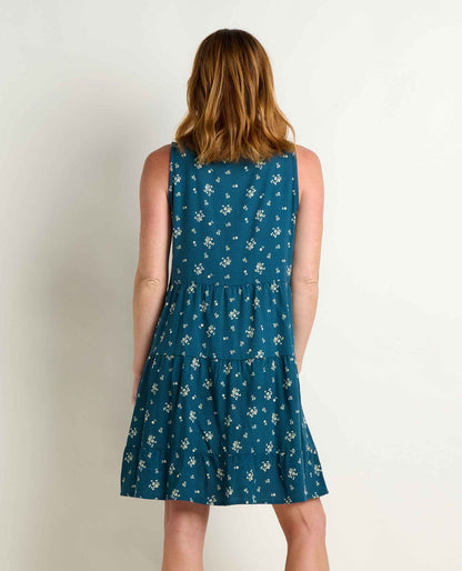 Toad&Co Manzana Tiered Tank Dress - Organic Cotton Flirty Tiered Sundress