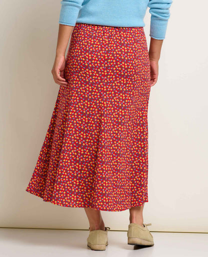 Toad&Co Manzana Organic Cotton Midi Skirt