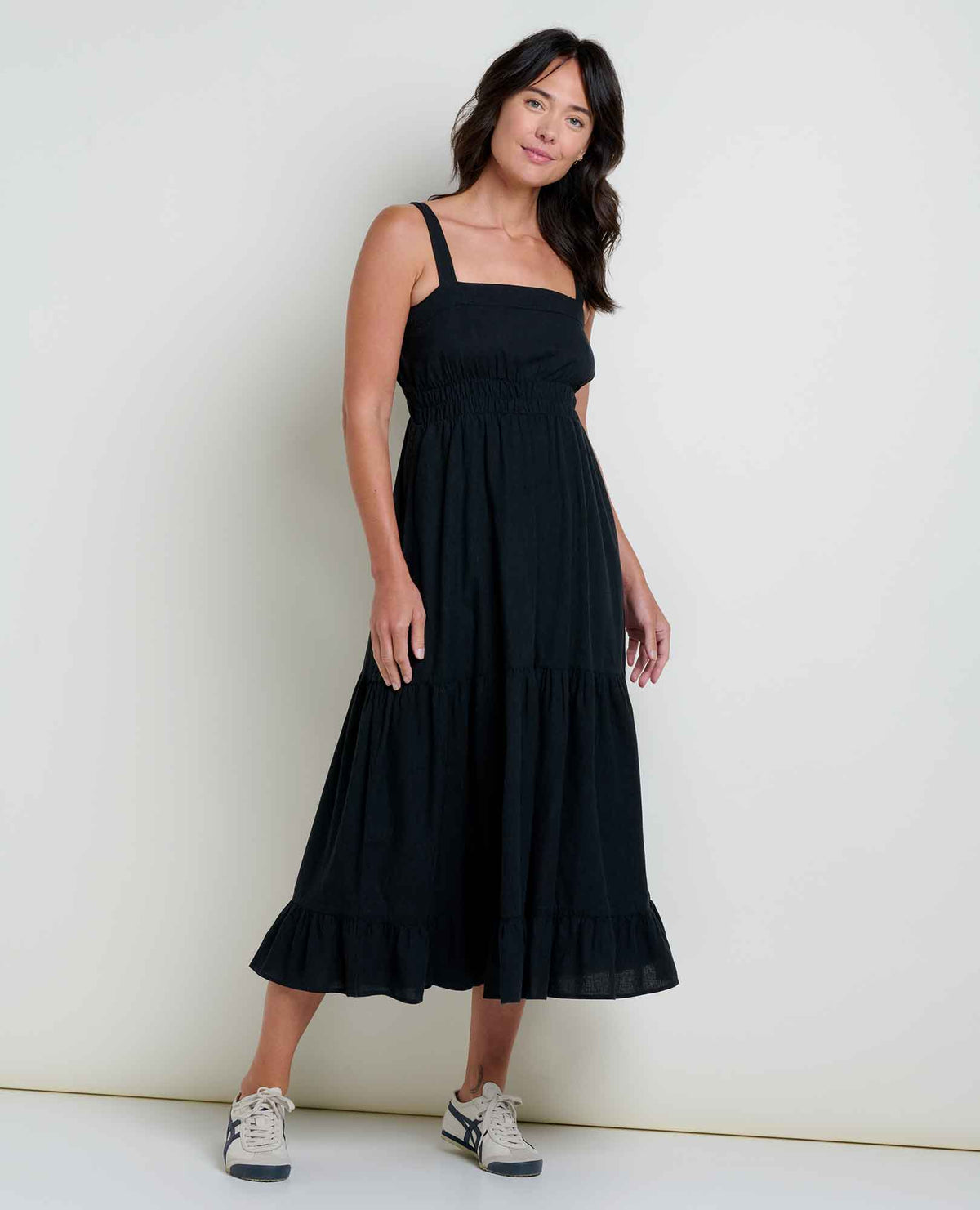 Toad&Co Taj Hemp Tiered Midi Dress - Better than Linen