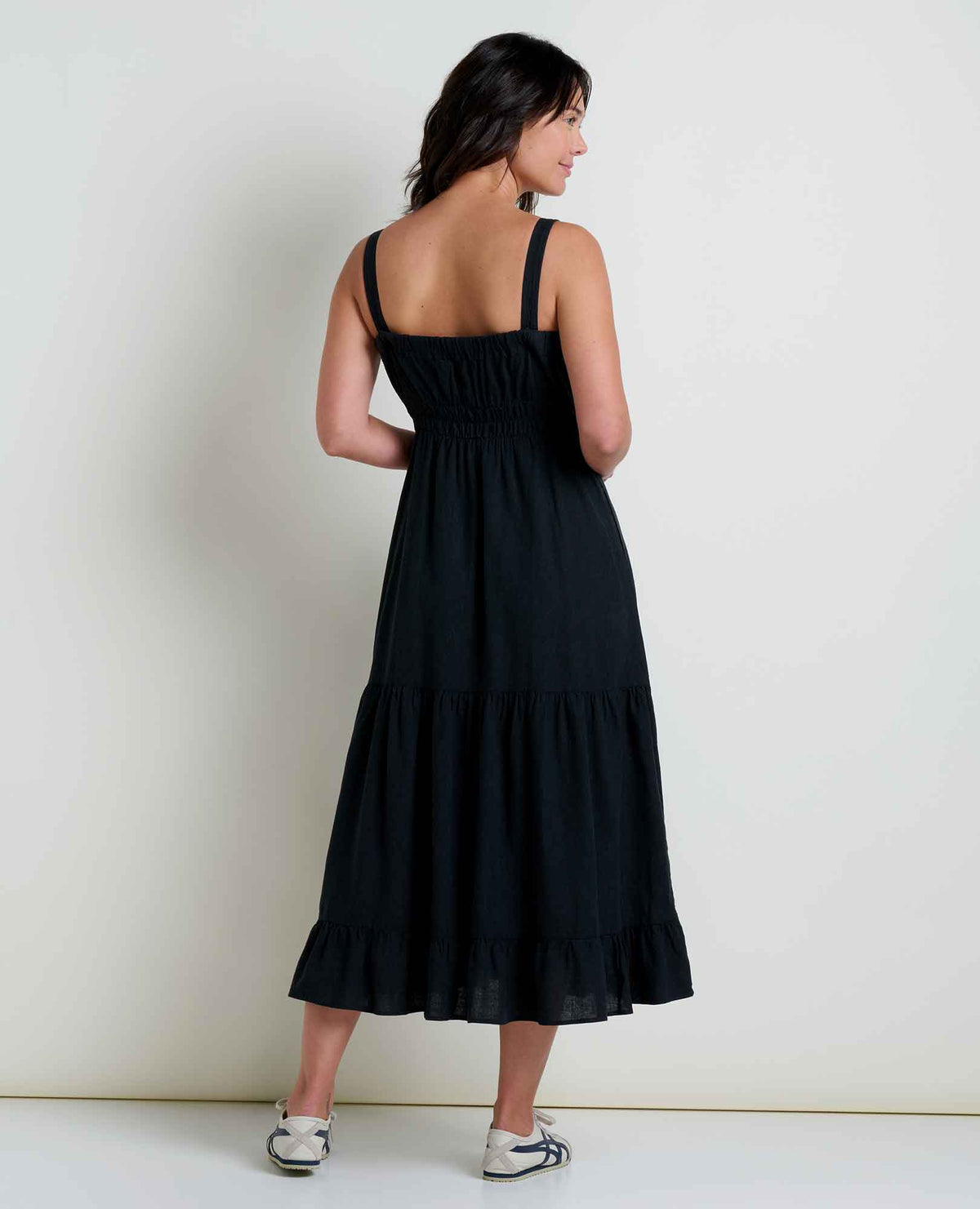 Toad&Co Taj Hemp Tiered Midi Dress - Better than Linen