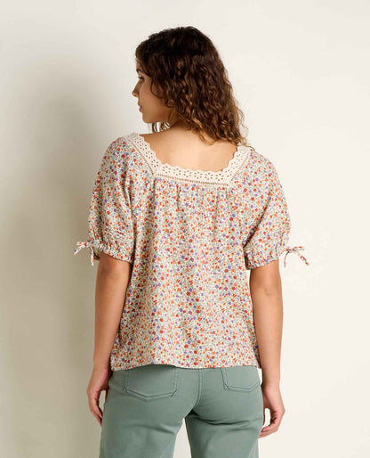 Toad&Co Manzana Peasant Shirt - 100% Organic Cotton Boho Women's Shirt