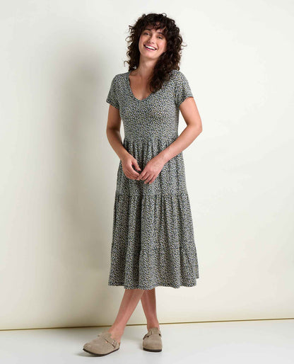 Toad&Co Marley Tiered Midi Dress - Organic Cotton & TENCEL™ Midi Dress