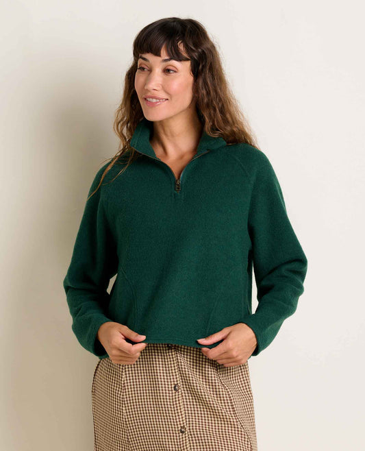 Toad&Co Women's Kennicott Italian Wool Quarter Zip