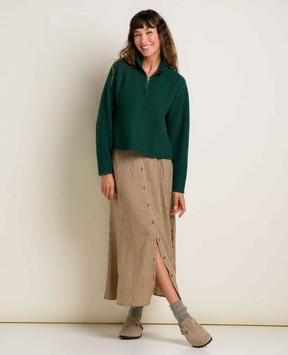 Toad&Co Women's Kennicott Italian Wool Quarter Zip