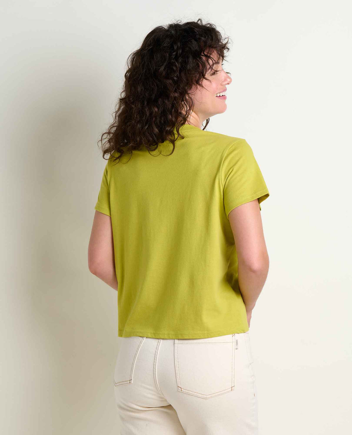 Toad&Co Women's Re-Form Embroidered Crew - Sustainable Recycled Cotton Tee