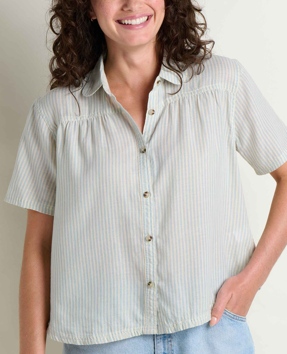 Toad&Co Holly Shirt - 100% Organic Cotton Boxy Women's Shirt