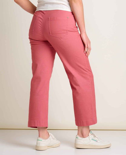 Toad&Co Earthworks Wide Leg Organic Cotton Crop Pant
