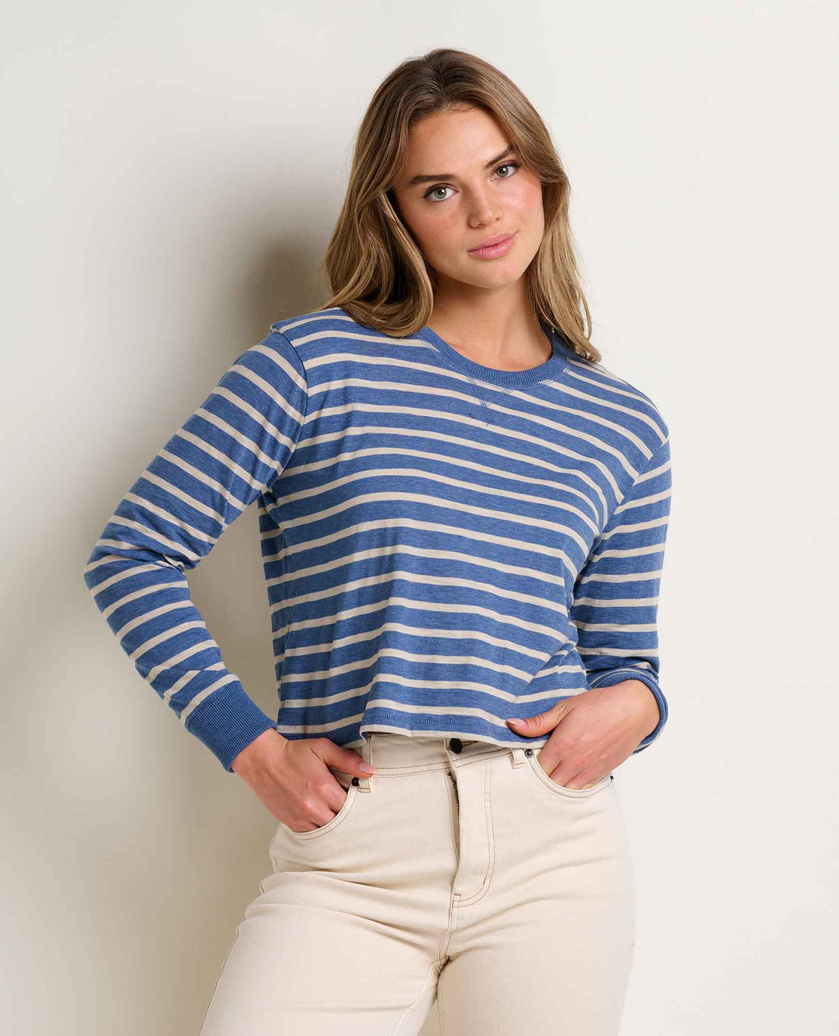 Toad&Co Buttery Soft Long Sleeve Tee - Organic Cotton Blend