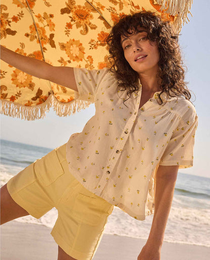 Toad&Co Holly Shirt - 100% Organic Cotton Boxy Women's Shirt