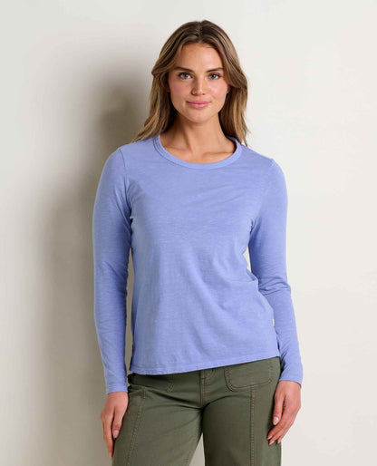 Toad&Co Women's Primo Long Sleeve Crew - Organic Cotton Shirt by Toad&Co