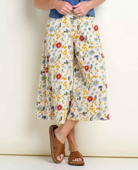 Toad&Co Chaka Wide Leg Culotte Pants - Flowy, Fun & Sustainable