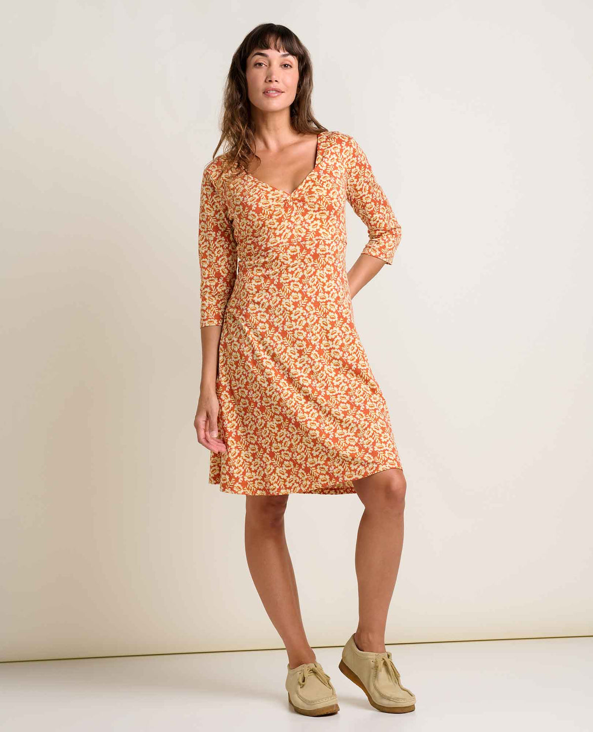Toad&Co Women's Rosalinda Dress with Pocket - Organic Cotton and Tencel Dress by Toad&Co