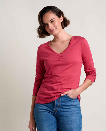 Toad&Co Rose Organic Cotton Long Sleeve T-Shirt - by Toad&Co
