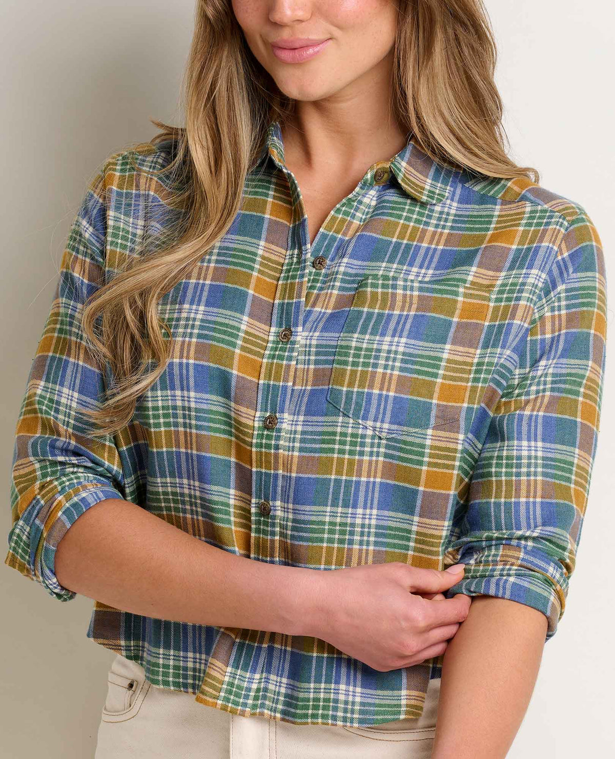 Toad&Co Re-Form Boxy Flannel Shirt