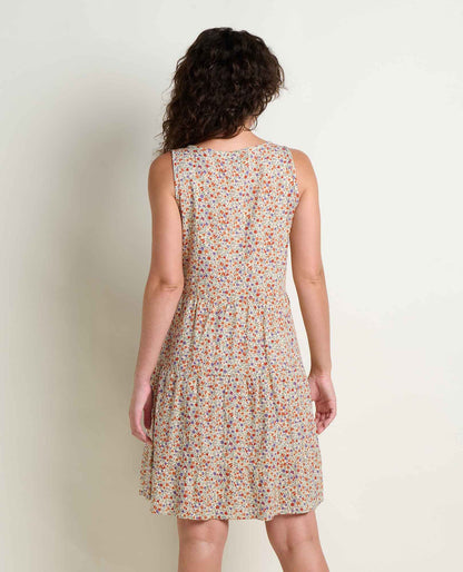 Toad&Co Manzana Tiered Tank Dress - Organic Cotton Flirty Tiered Sundress