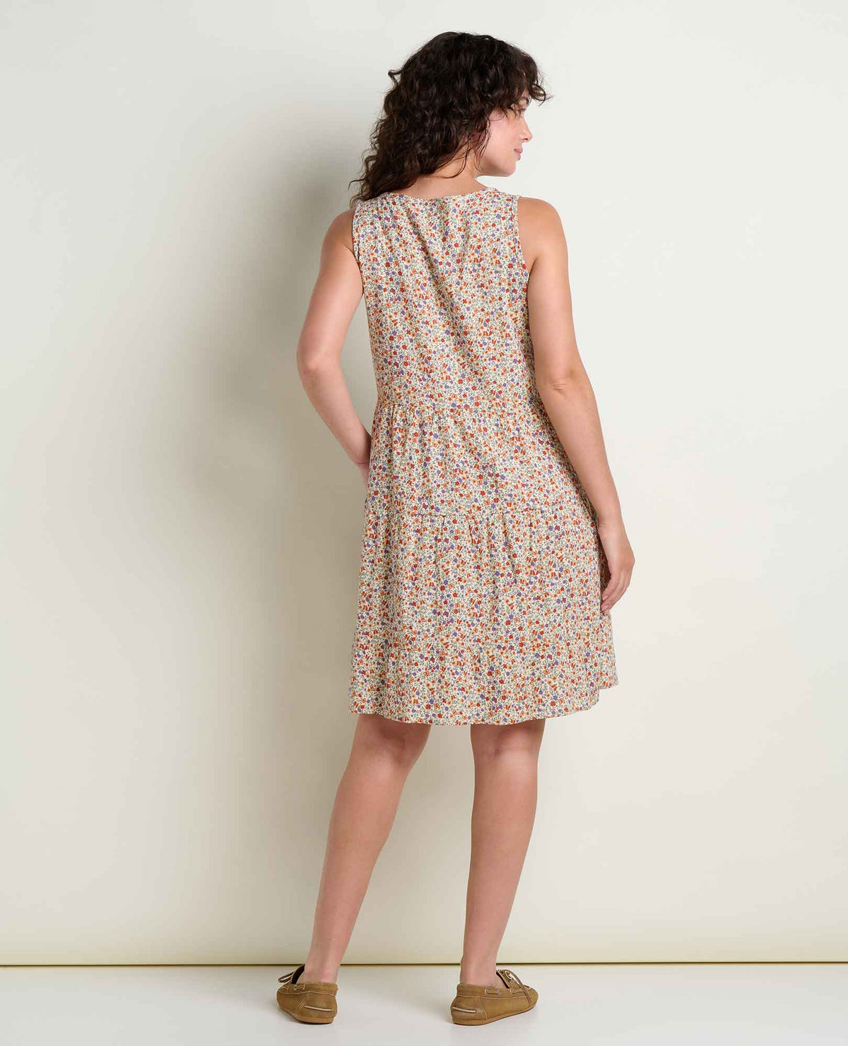 Toad&Co Manzana Tiered Tank Dress - Organic Cotton Flirty Tiered Sundress