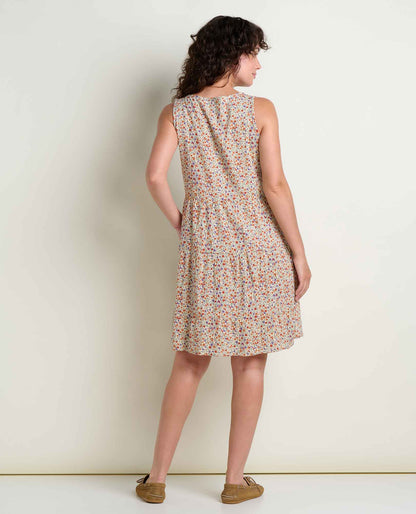 Toad&Co Manzana Tiered Tank Dress - Organic Cotton Flirty Tiered Sundress