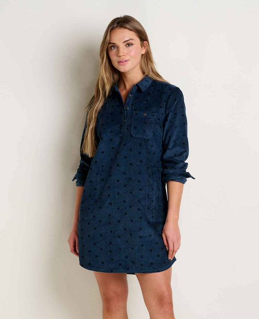 Toad&Co Super Soft Wide Wale Corduroy Popover Dress