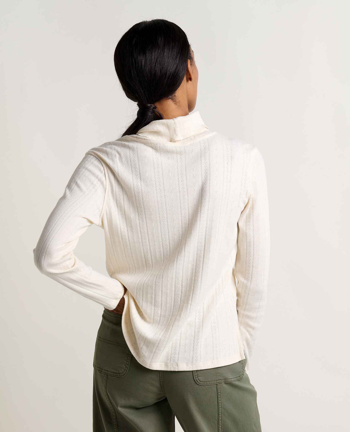 Toad&Co Foothill Pointelle Long Sleeve Turtleneck