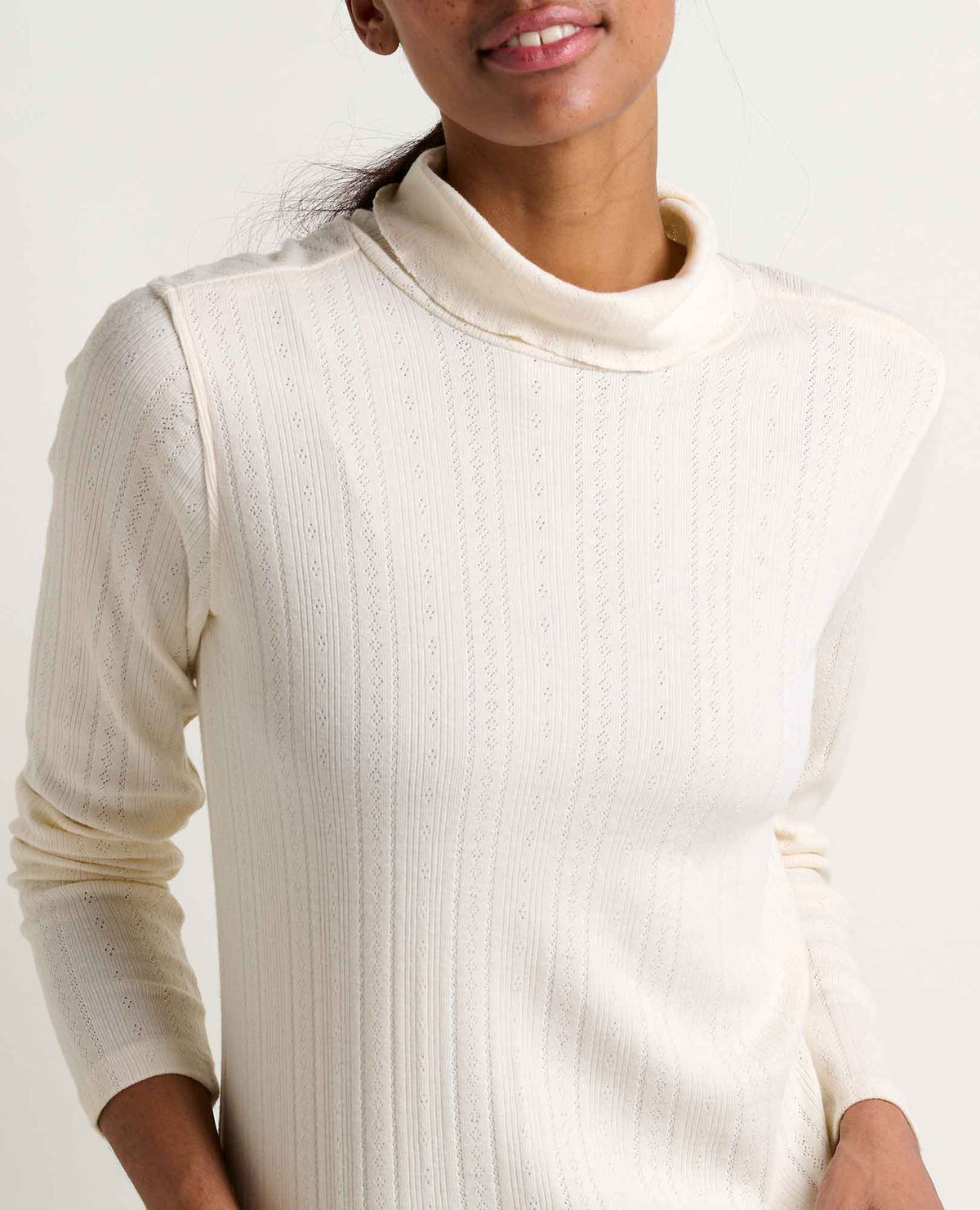 Toad&Co Foothill Pointelle Long Sleeve Turtleneck