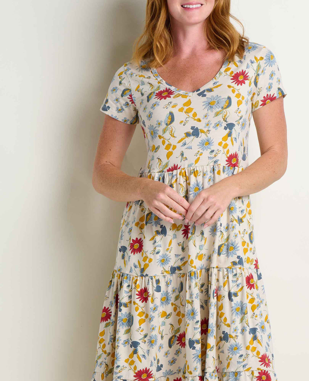 Toad&Co Marley Tiered Midi Dress - Organic Cotton & TENCEL™ Midi Dress