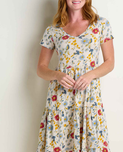 Toad&Co Marley Tiered Midi Dress - Organic Cotton & TENCEL™ Midi Dress