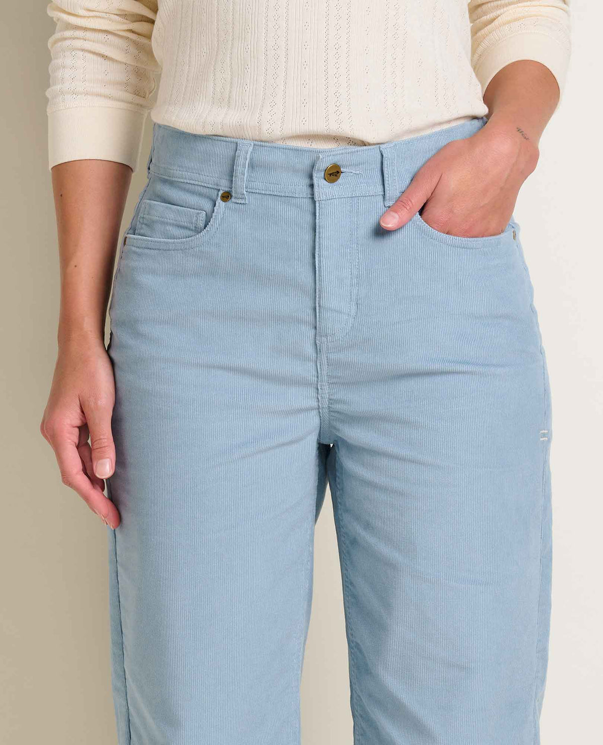 Toad&Co Women's Corduroy Wide Leg Crop Pant