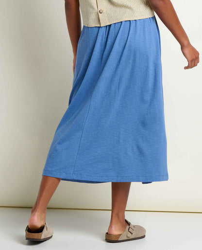 Toad&Co Chaka Midi Skirt - Organic Cotton & TENCEL™ A-Line Midi Skirt