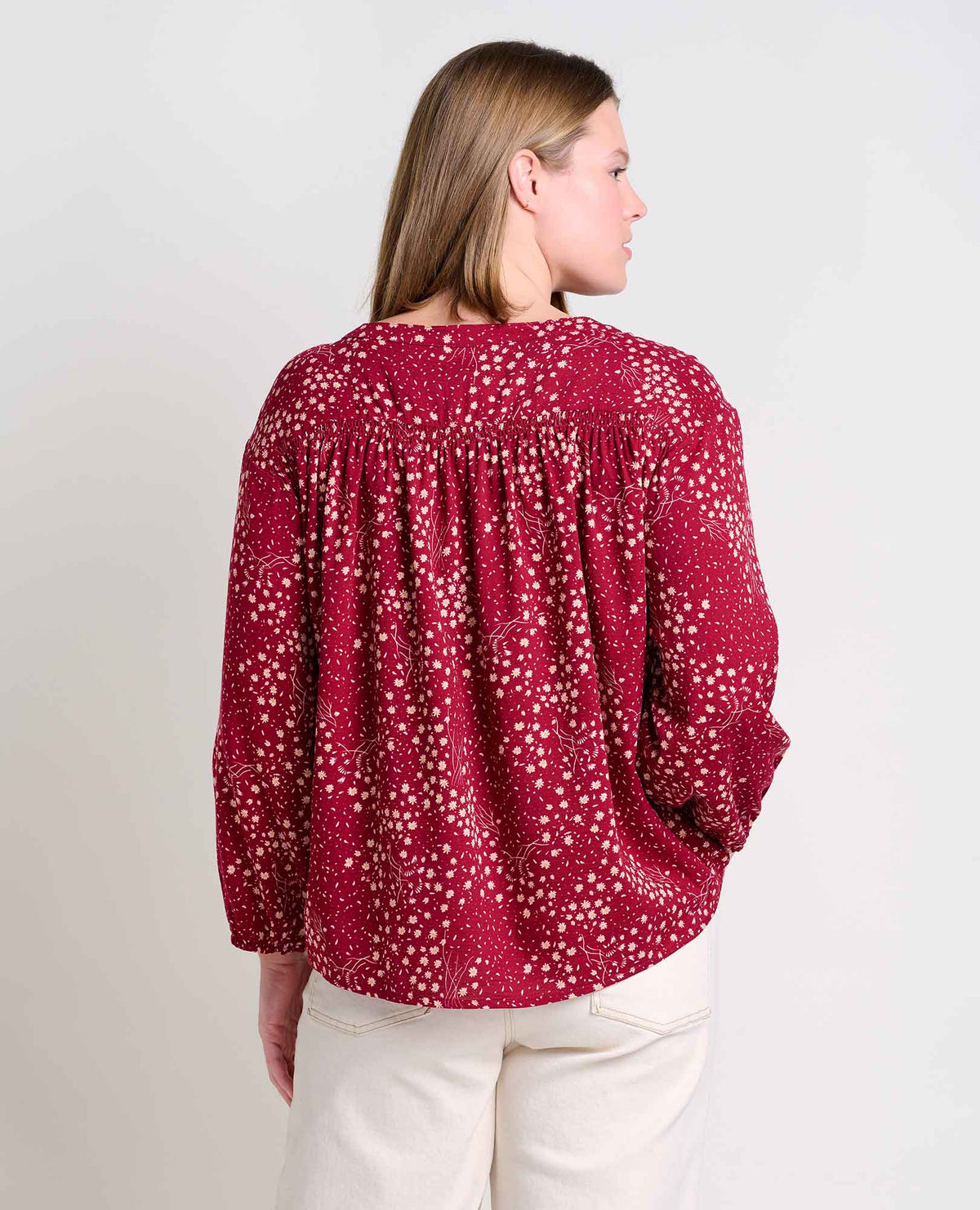 Toad&Co Manzana Long Sleeve Peasant Top