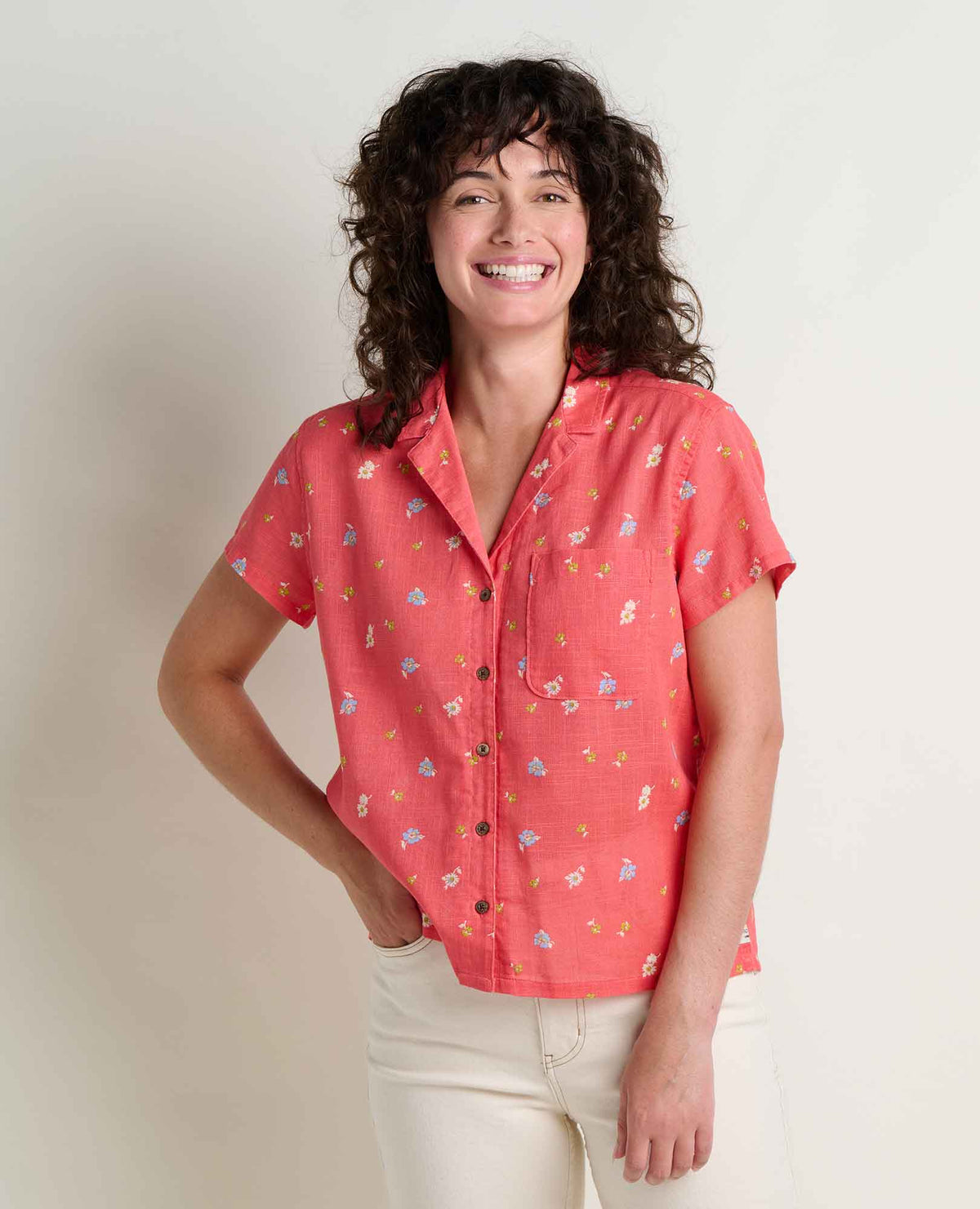 Toad&Co Camp Cove Shirt - Organic Cotton Travel Shirt for Women