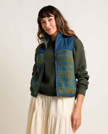 Toad&Co Recycled Sherpa Fleece Vest for Women - Cozy Layer