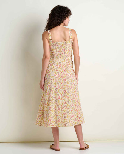 Toad&Co Sunkissed Tank Midi Dress - Quick-Dry Recycled Midi Travel Dress