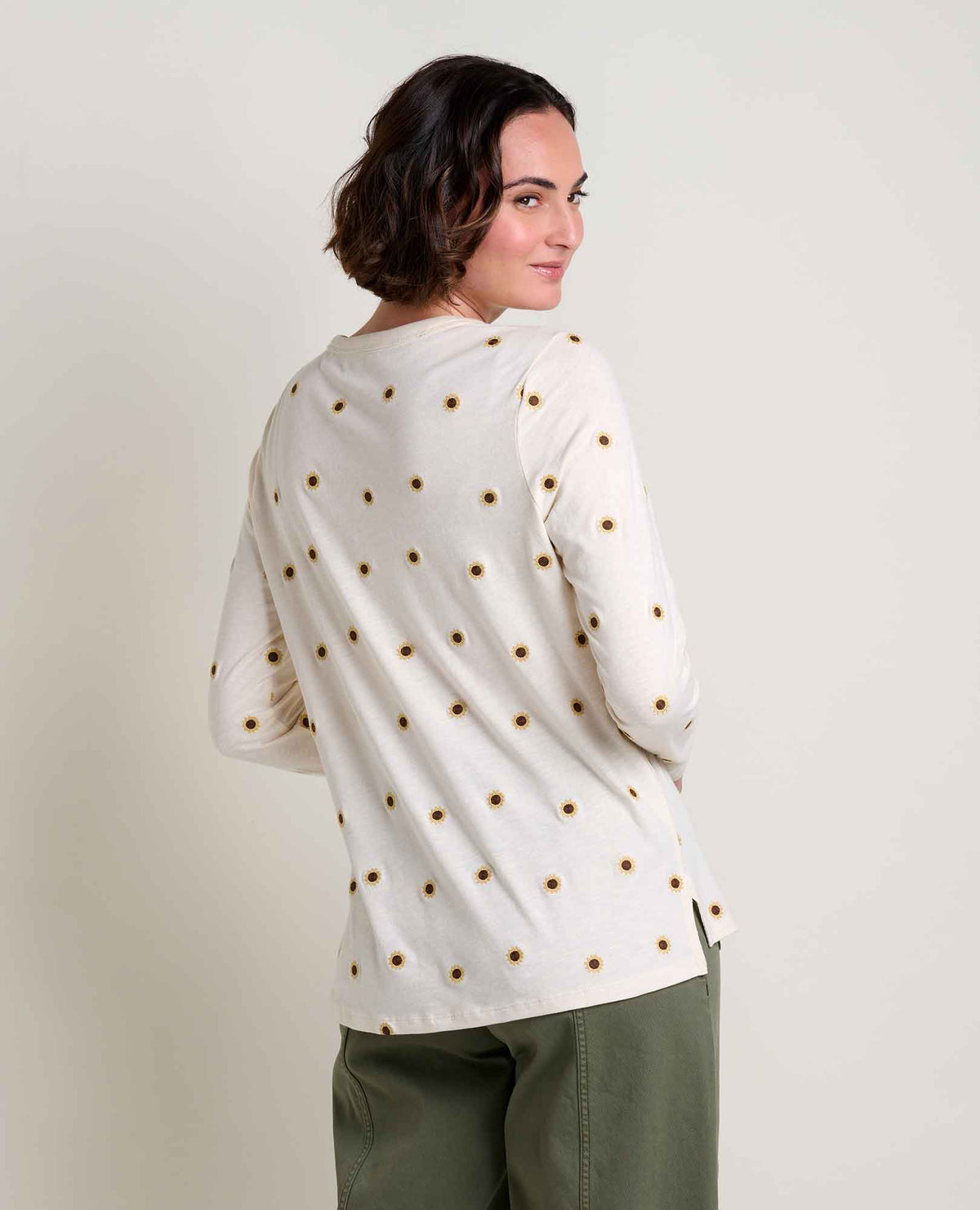 Toad&Co Women's Organic Cotton Crewneck Tee - Embroidered Details