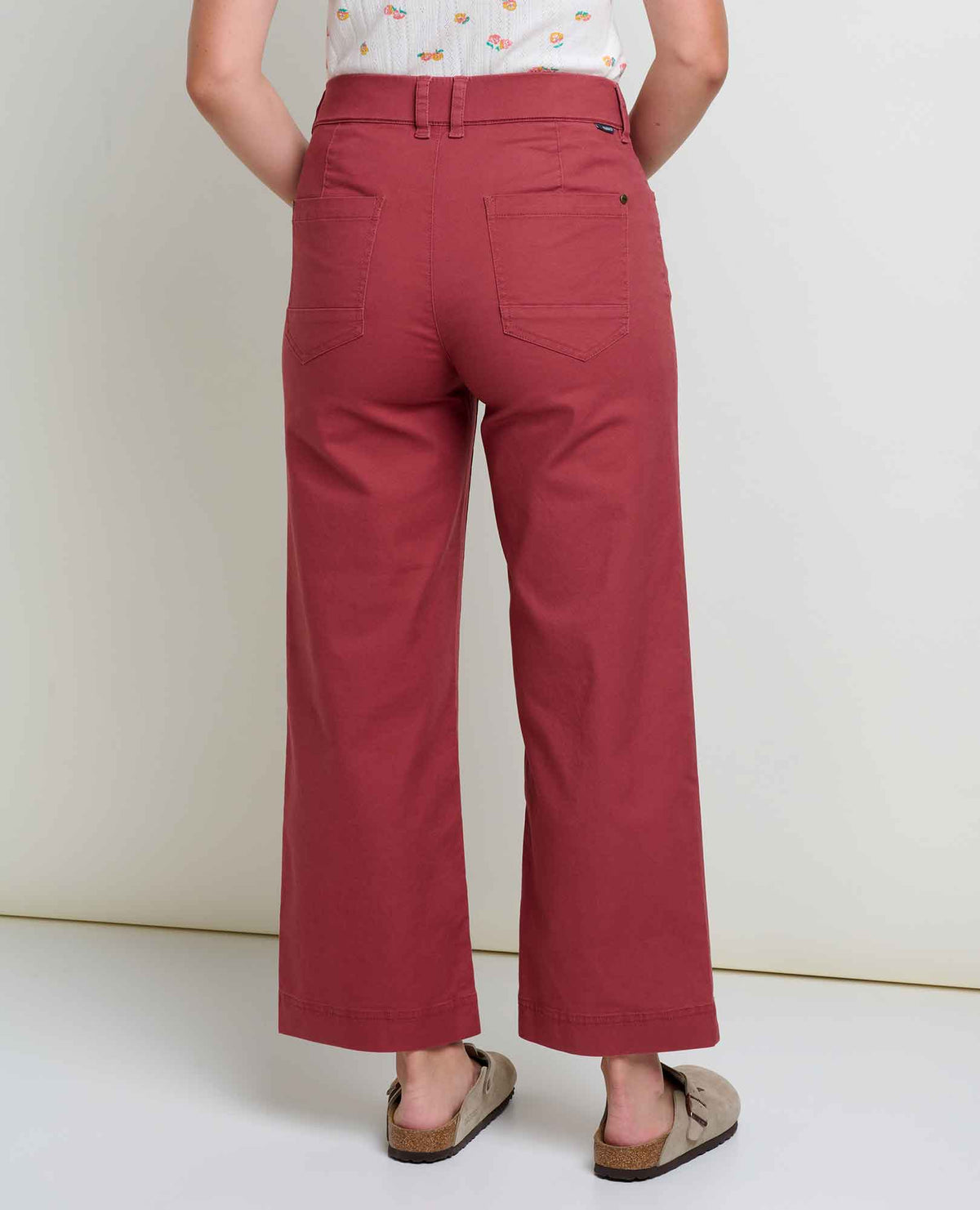 Toad&Co Earthworks Wide Leg Organic Cotton Crop Pant