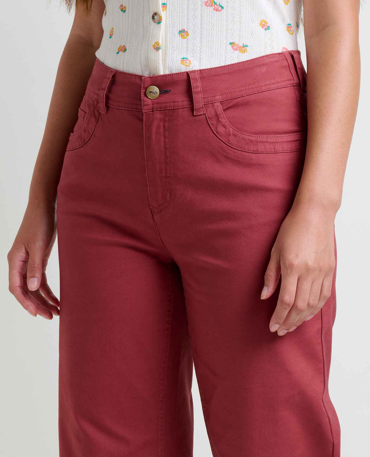 Toad&Co Earthworks Wide Leg Organic Cotton Crop Pant