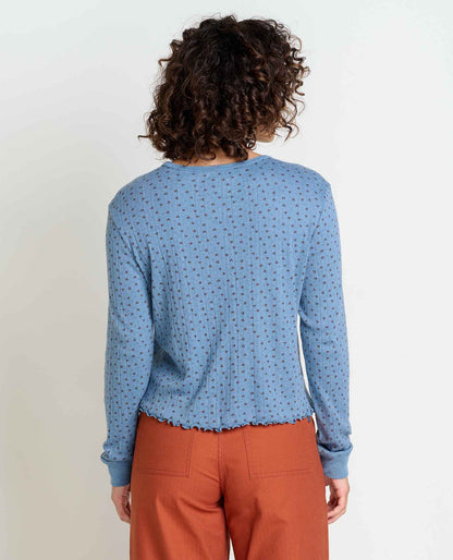 Toad&Co Foothill Pointelle Long Sleeve Crew