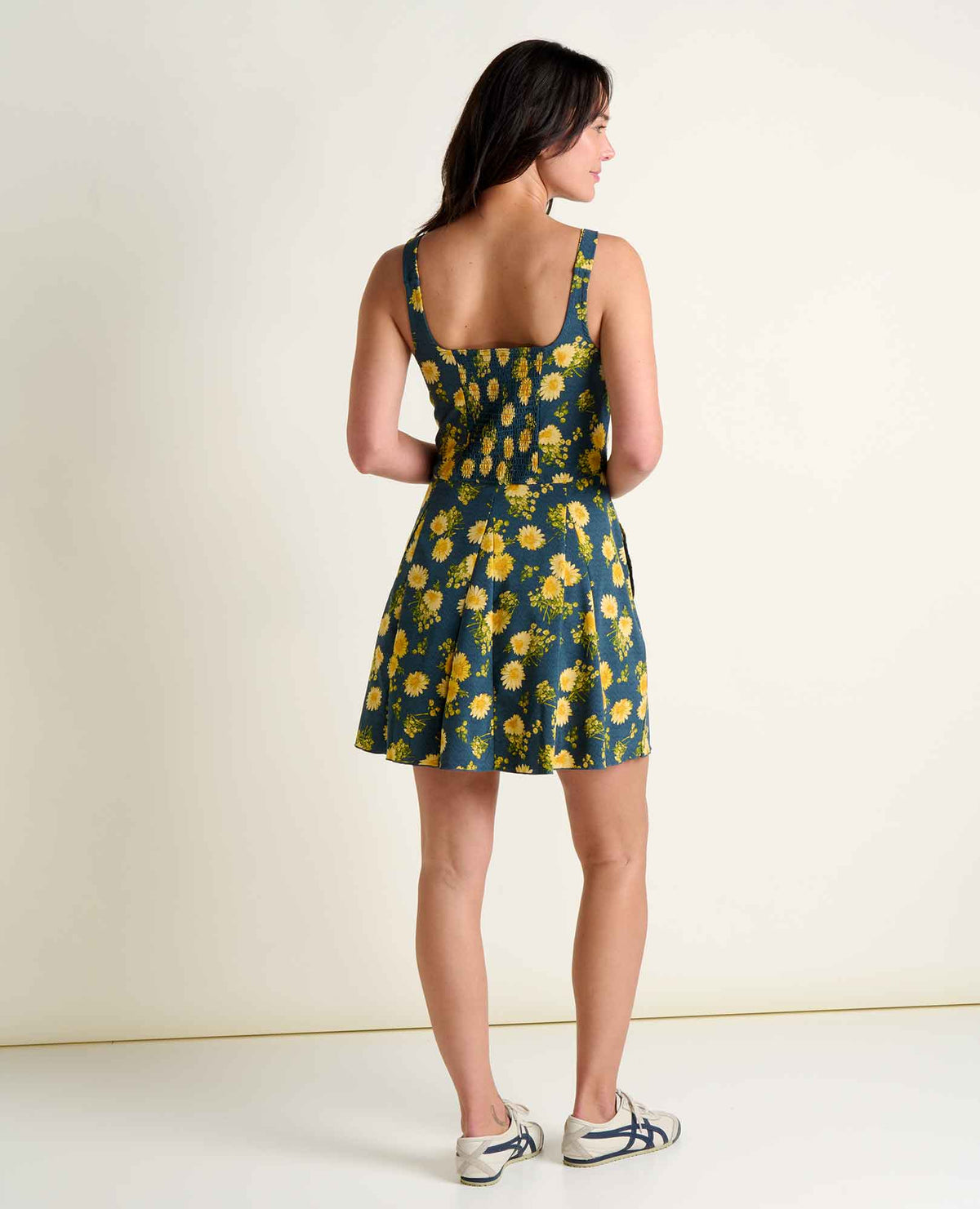 Toad&Co Sunkissed Tank Godet Dress - Quick-Dry Fit & Flare Travel Dress