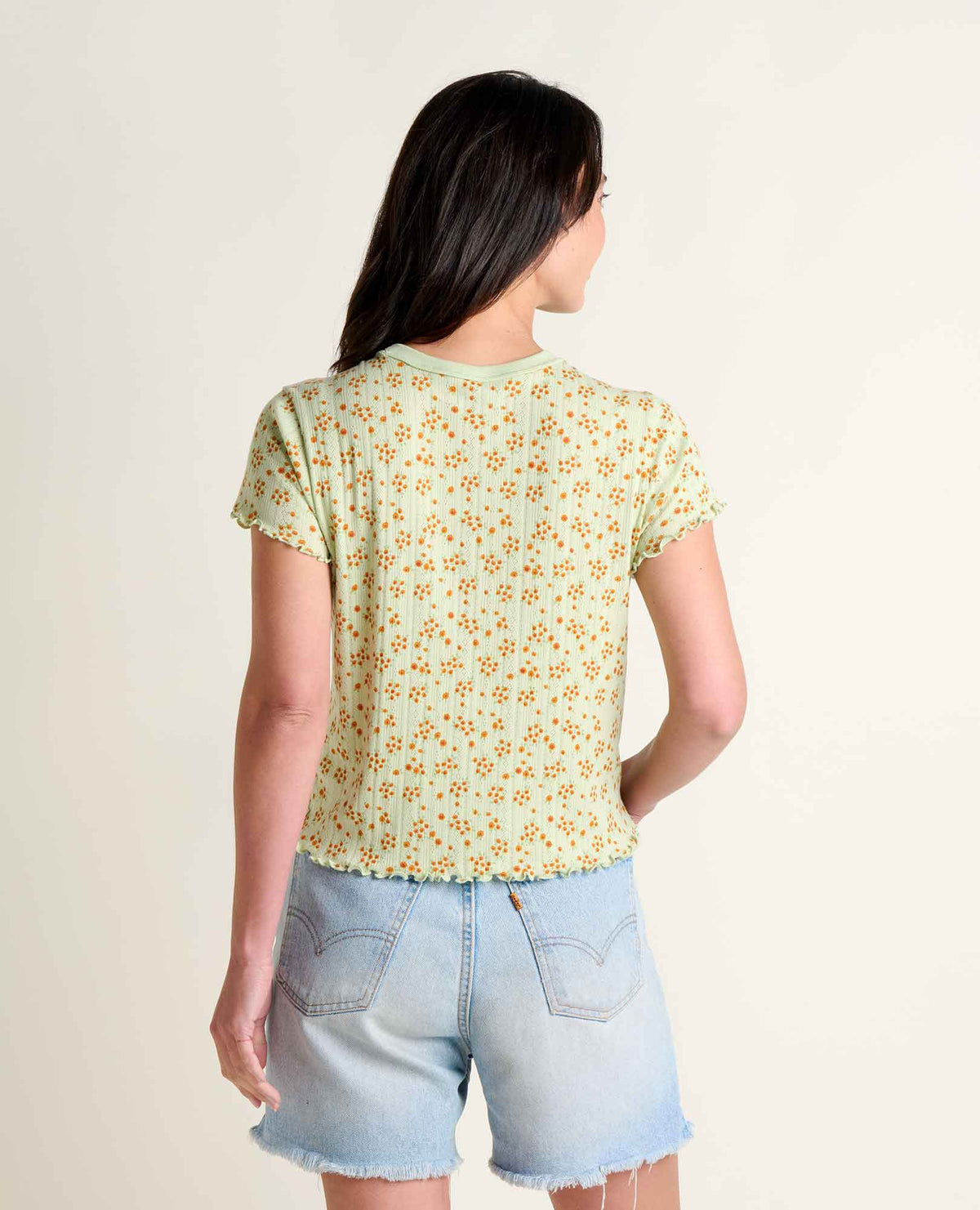 Toad&Co Foothill Cropped Baby Tee - Made from Recycled Materials by Toad&Co