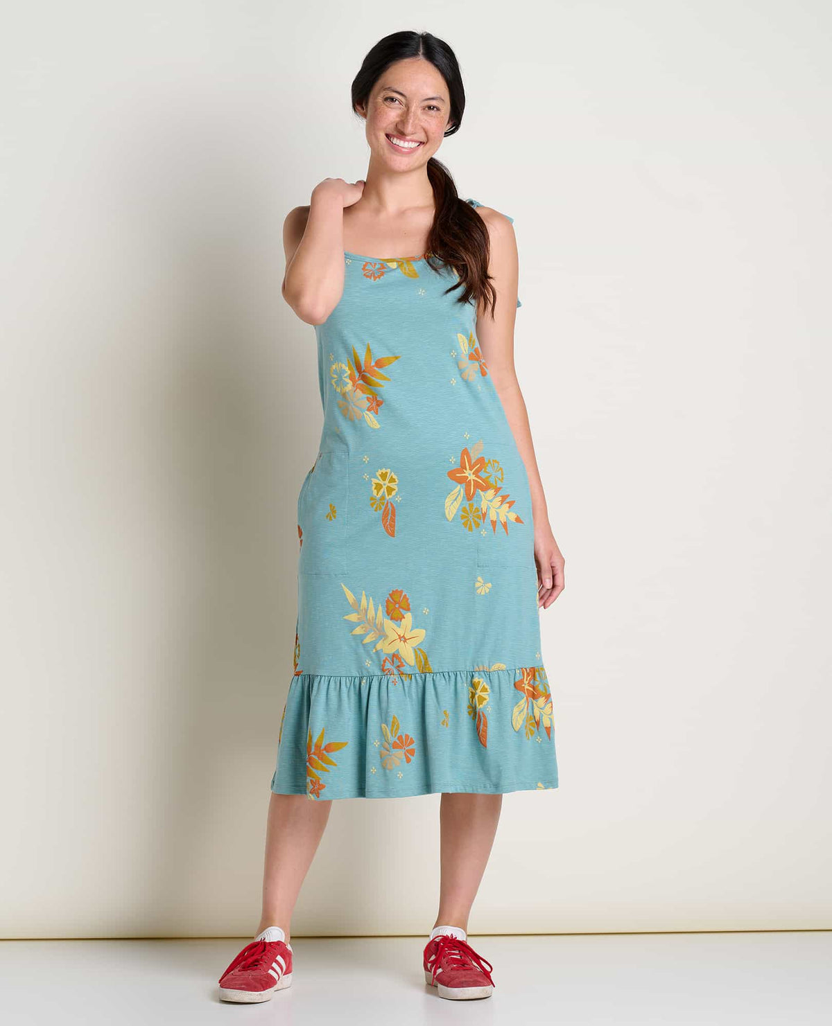 Toad&Co Dandelion Organic Cotton Midi Dress - by Toad&Co