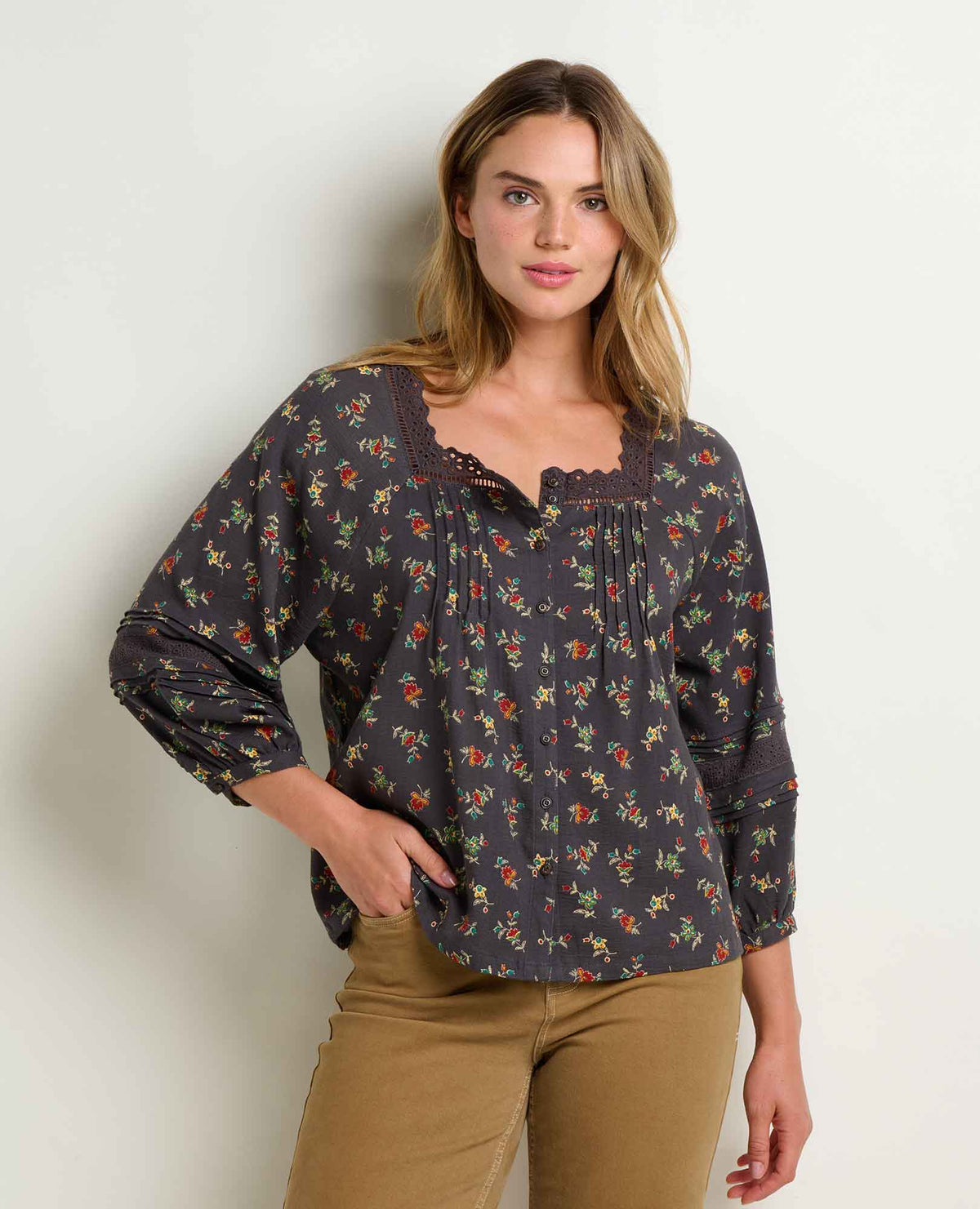 Toad&Co Manzana Organic Cotton Peasant Top