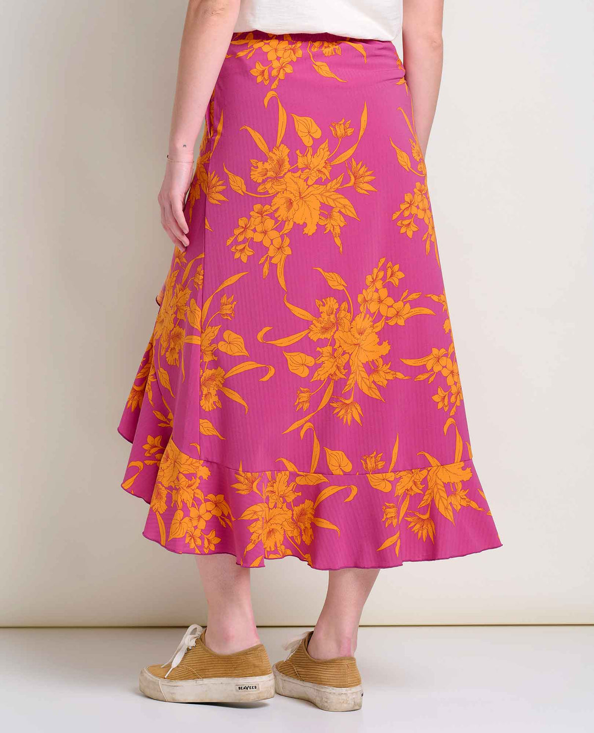 Toad&Co Sunkissed Wrap Sustainable Midi Skirt - by Toad&Co