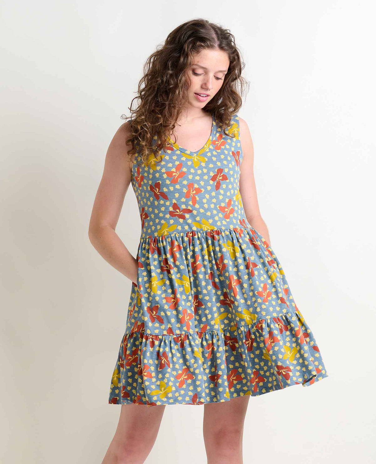 Toad&Co Marley Tiered Sleeveless Dress - by Toad&Co
