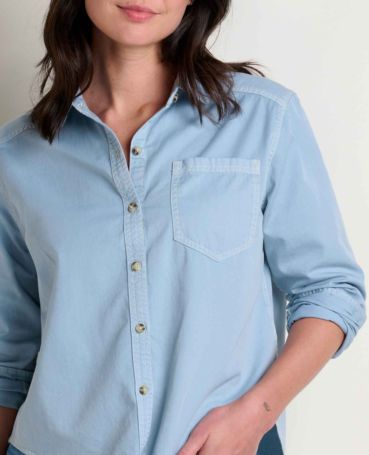 Toad&Co Arroyo Twill Boxy Organic Cotton Shirt