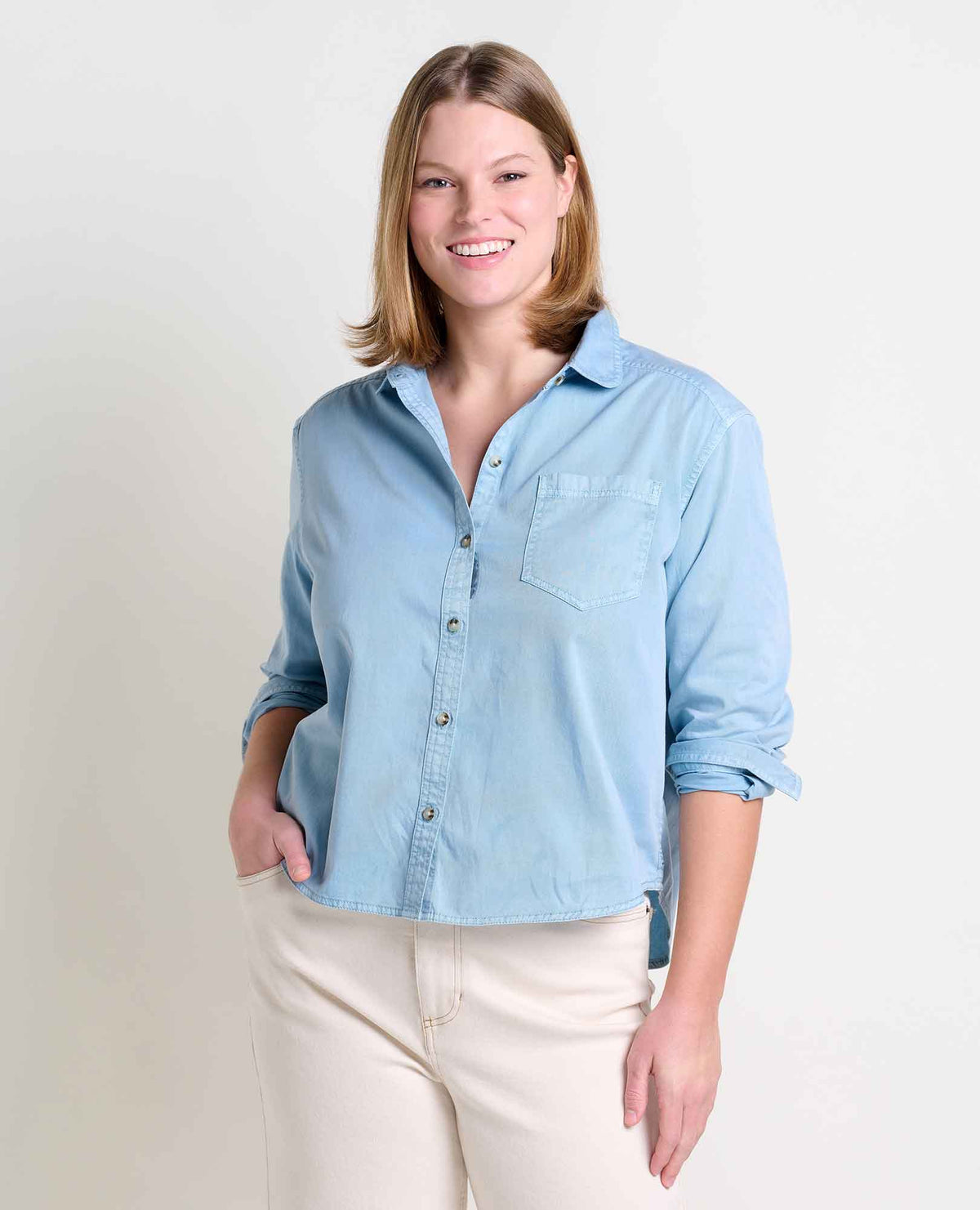 Toad&Co Arroyo Twill Boxy Organic Cotton Shirt