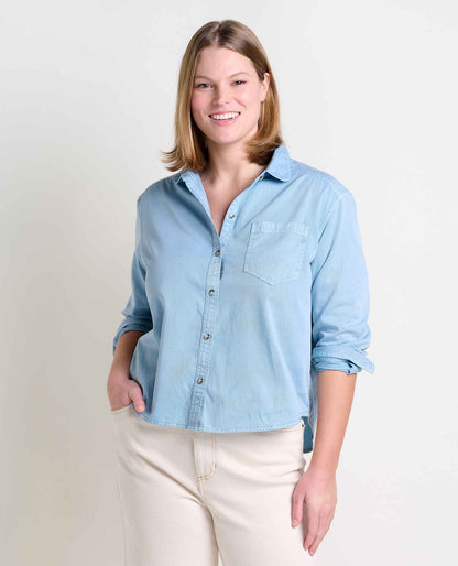 Toad&Co Arroyo Twill Boxy Organic Cotton Shirt